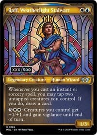 Raff, Weatherlight Stalwart (Serial Numbered) - March of the Machine: Multiverse Legends - Magic: The Gathering card