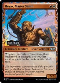 Reyav, Master Smith (Serial Numbered) - March of the Machine: Multiverse Legends - Magic: The Gathering card