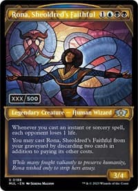 Rona, Sheoldred's Faithful (Serial Numbered) - March of the Machine: Multiverse Legends - Magic: The Gathering card