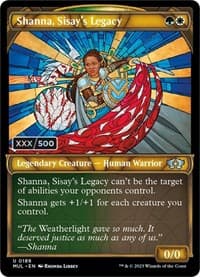Shanna, Sisay's Legacy (Serial Numbered) - March of the Machine: Multiverse Legends - Magic: The Gathering card