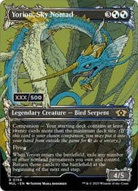 Yorion, Sky Nomad (Serial Numbered) - March of the Machine: Multiverse Legends - Magic: The Gathering card