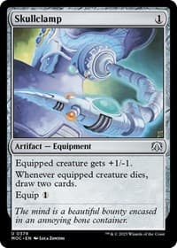 Skullclamp - Commander: March of the Machine - Magic: The Gathering card