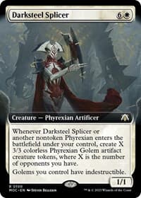 Darksteel Splicer (Extended Art) - Commander: March of the Machine - Magic: The Gathering card