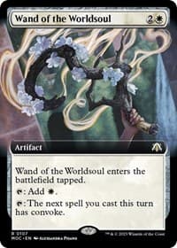 Wand of the Worldsoul (Extended Art) - Commander: March of the Machine - Magic: The Gathering card