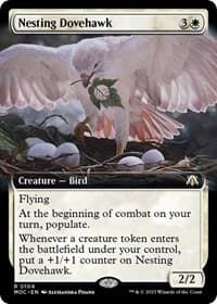 Nesting Dovehawk (Extended Art) - Commander: March of the Machine - Magic: The Gathering card