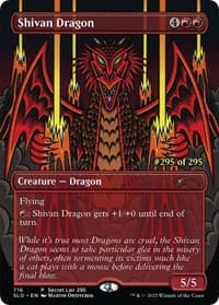 Shivan Dragon (Serial Numbered) - Secret Lair Drop Series - Magic: The Gathering card