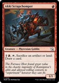 Akki Scrapchomper - March of the Machine - Magic: The Gathering card