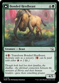 Bonded Herdbeast - March of the Machine - Magic: The Gathering card