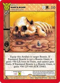 Giant's Blood - Native: First Edition - MetaZoo card