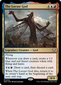 The Locust God - Commander: March of the Machine - Magic: The Gathering card