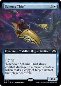 Schema Thief (Extended Art) - Commander: March of the Machine - Magic: The Gathering card