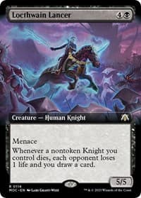 Locthwain Lancer (Extended Art) - Commander: March of the Machine - Magic: The Gathering card