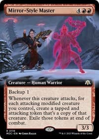Mirror-Style Master (Extended Art) - Commander: March of the Machine - Magic: The Gathering card