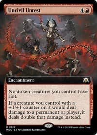 Uncivil Unrest (Extended Art) - Commander: March of the Machine - Magic: The Gathering card