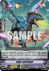 Aegir-roll Dragon - Bushiroad Event Cards - Cardfight Vanguard card