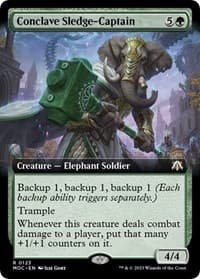 Conclave Sledge-Captain (Extended Art) - Commander: March of the Machine - Magic: The Gathering card
