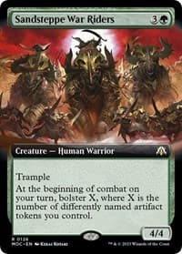 Sandsteppe War Riders (Extended Art) - Commander: March of the Machine - Magic: The Gathering card