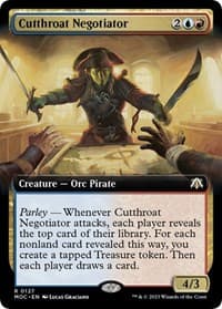 Cutthroat Negotiator (Extended Art) - Commander: March of the Machine - Magic: The Gathering card