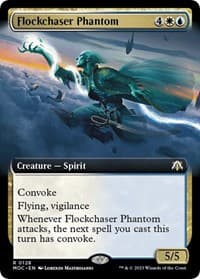 Flockchaser Phantom (Extended Art) - Commander: March of the Machine - Magic: The Gathering card