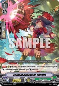 Gerbera Musketeer, Pollette - Bushiroad Event Cards - Cardfight Vanguard card
