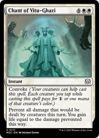 Chant of Vitu-Ghazi - Commander: March of the Machine - Magic: The Gathering card