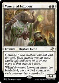 Venerated Loxodon - Commander: March of the Machine - Magic: The Gathering card