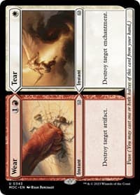 Wear // Tear - Commander: March of the Machine - Magic: The Gathering card