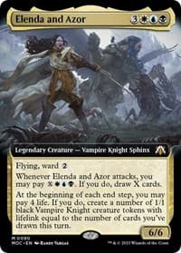 Elenda and Azor (Extended Art) - Commander: March of the Machine - Magic: The Gathering card
