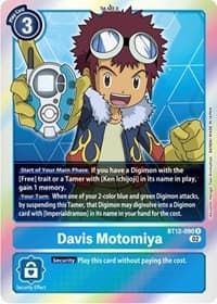 Davis Motomiya - Across Time - Digimon Card Game card