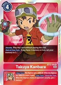 Takuya Kanbara - Across Time - Digimon Card Game card