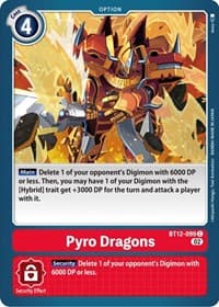 Pyro Dragons - Across Time - Digimon Card Game card