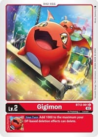 Gigimon - Across Time - Digimon Card Game card