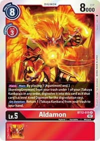 Aldamon - Across Time - Digimon Card Game card