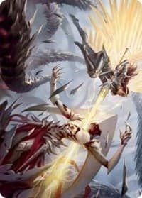 Elspeth's Smite Art Card - Art Series: March of the Machine - Magic: The Gathering card