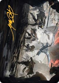 Invasion of Dominaria Art Card (Gold-Stamped Signature) - Art Series: March of the Machine - Magic: The Gathering card