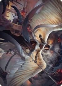 Serra Faithkeeper Art Card - Art Series: March of the Machine - Magic: The Gathering card