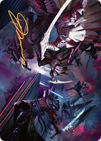 Invasion of Kamigawa Art Card (Gold-Stamped Signature) - Art Series: March of the Machine - Magic: The Gathering card