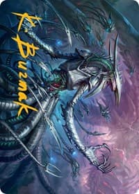 Jin-Gitaxias Art Card (Gold-Stamped Signature) - Art Series: March of the Machine - Magic: The Gathering card