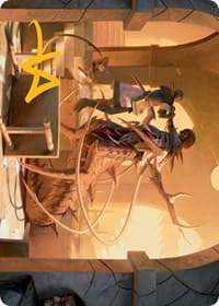 Rona, Tolarian Obliterator Art Card (Gold-Stamped Signature) - Art Series: March of the Machine - Magic: The Gathering card