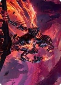 Ayara, Furnace Queen Art Card - Art Series: March of the Machine - Magic: The Gathering card