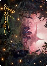 Invasion of Eldraine Art Card (Gold-Stamped Signature) - Art Series: March of the Machine - Magic: The Gathering card