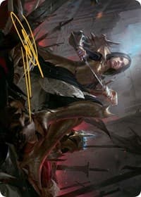 Marchesa, Resolute Monarch Art Card (25/81) (Gold-Stamped Signature) - Art Series: March of the Machine - Magic: The Gathering card