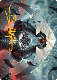 Mirrodin Avenged Art Card (Gold-Stamped Signature) - Art Series: March of the Machine - Magic: The Gathering card