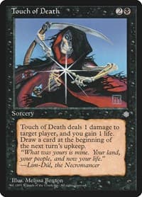 Touch of Death - Ice Age - Magic: The Gathering card