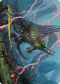Etali, Primal Sickness Art Card (Gold-Stamped Signature) - Art Series: March of the Machine - Magic: The Gathering card