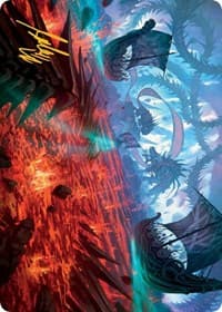 Invasion of Kaldheim Art Card (Gold-Stamped Signature) - Art Series: March of the Machine - Magic: The Gathering card