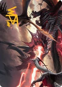 Invasion of Tarkir Art Card (Gold-Stamped Signature) - Art Series: March of the Machine - Magic: The Gathering card
