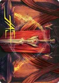 Ramosian Greatsword Art Card (Gold-Stamped Signature) - Art Series: March of the Machine - Magic: The Gathering card