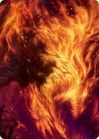 Stoke the Flames Art Card - Art Series: March of the Machine - Magic: The Gathering card