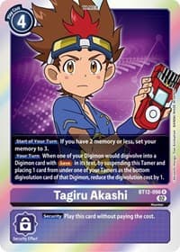 Tagiru Akashi - Across Time - Digimon Card Game card